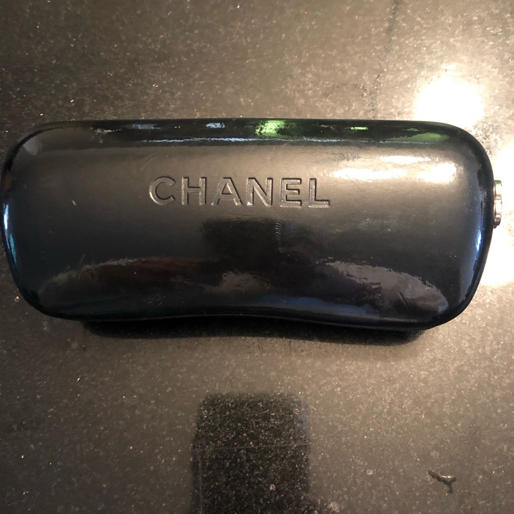 CHANEL black frame reading glasses